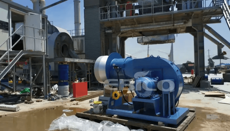 kxu02为山东济微高速提供5000型沥青搅拌站燃烧器低氮改造